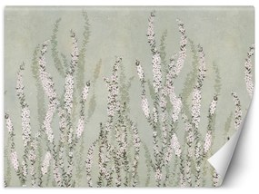 Fototapeta, Boho květiny na pozadí zdi - 254x184 cm
