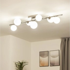 Brilagi - LED Prisadený luster MILLA 7xG9/3W/230V čierny chróm/biela