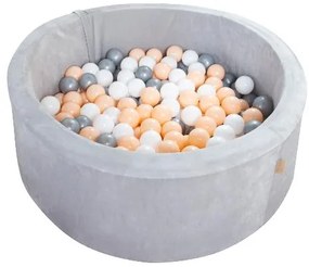 roba Loptičkový bazén, bronzový + Loptičky do bazéna, béžové, 100 kusov  (800011643)