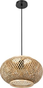Toolight Toolight, stropné svietidlo v štýle Boho 1xE27 APP1247-1CP, prírodná, OSW-01410
