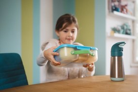 Termoska na pitie so slamkou 350 ml - emerald forest