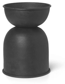 Kvetináč Hourglass, extra malý – čierny