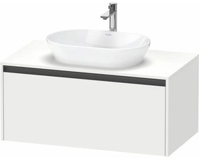 DURAVIT Ketho 2 závesná skrinka pod umývadlo na dosku, 1 zásuvka, 1000 x 550 x 459 mm, biela matná, K24886018180000