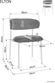 SI Stolička Elton Raven olivový