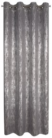 ZATEMŇOVACÍ ZÁVES NA KRÚŽKOCH ELISE 140X250 CM SIVÁ