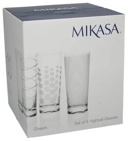 Poháre v súprave 4 ks 550 ml Cheers - Mikasa