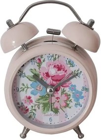 Isabelle Rose Kovový retro budík Marie ružový