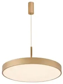 Moderný LED luster Marcello 40 Cct zlatá s diaľkovým ovládaním