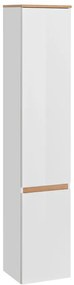Kúpeľňová skrinka Platinum 800 2D alpská biela/dub kraft zlatý