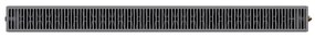Mexen, Mexen Flat CVF22 panelový radiátor 600 x 1100 mm, spodné pripojenie, 1741 W, antracit - W622F-060-110-66