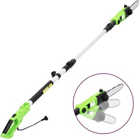 2v1 tyčová reťazová píla/nožnice na živý plot 25/41 cm 710/550W