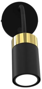 Flexibilná lampička JOKER 1xGU10/8W/230V čierna/zlatá