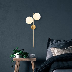Nástenné svietidlo v zlatej farbe Fazli – Opviq lights