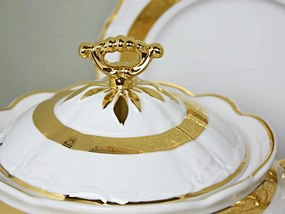 Thun obedová súprava Maria Louise zlatá 27-dielná