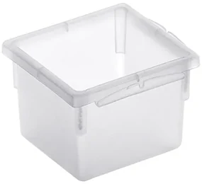 2. akosť - Organizér do zásuvky kuchyne aj kúpeľne, príborník Rotho BASIC, mliečna (8x8)