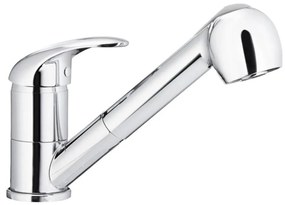 KFA Armatura 6613-110-00 - Drezová batéria s vyťahovacou sprškou INDIRA l. chróm