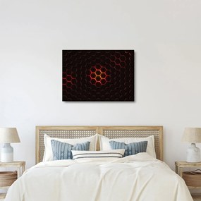 Sklenený obraz pletiva (70x50 cm)