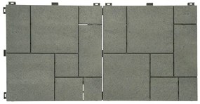 Multy Home Gumová dlaždica STONE MOSAIC 30 x 30 cm, zelená