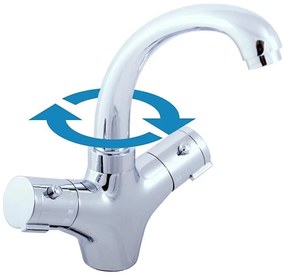 RAV Slezák TRM26.0 - Termostatická umývadlová batéria TERMO 23,5 cm lesklý chróm