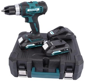 XTline Akumulátorová vŕtačka 18V 40Nm. + 2 batérie + nabíjačka 2,4A