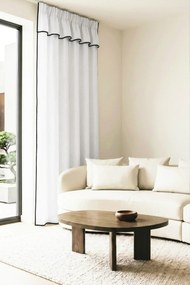 Záves na riasiacu pásku LENOR biely 140x270 cm