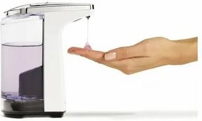 simplehuman Bezdotykový dávkovač mydla Simplehuman - 237 ml, Biely plast , chróm