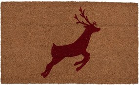 Kokosová rohožka s motívom jeleňa - 75*45*1 cm