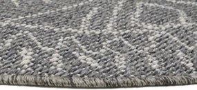 Koberec ARRUBA 4917 sivý kruh