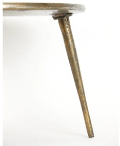 Kovový okrúhly konferenčný stolík v bronzovej farbe ø 67,5 cm Babina – Light &amp; Living