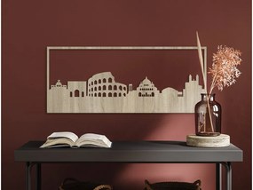 drevko Obraz Rím Rozmer obrazu: 37 x 89 cm, Farba dekorácie: Čierna
