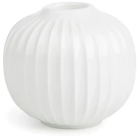 Biely porcelánový svietnik Kähler Design Hammershoi, ⌀ 7,5 cm