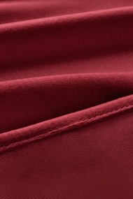 Velúrový záves SOFT VELVET červený na riasiacu pásku Rozmer: 140x300 cm