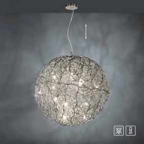 Paul Neuhaus 2019-21 - Luster na lanku SAREA 15xG9/40W/230V strieborná