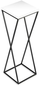 STOJAN NA KVETINÁČ LOFT6 70X24X24 CM ČIERNA/BIELA