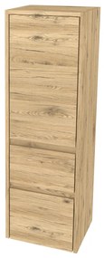 Mereo, Mereo Opto kúpeľňová skrinka vysoká 125 cm, pravé otváranie, Multidecor, Dub San remo sand, MER-CN995PDSAN