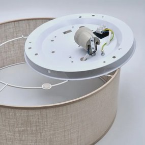 Stropné svietidlo SIRJA 1xE27/60W/230V pr. 35 cm béžová