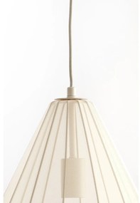 Béžové závesné svietidlo so skleneným tienidlom ø 28 cm Itela – Light &amp; Living