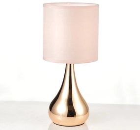 ACA DECOR Stolná lampa BELLATRIS, stmievateľná dotykom, ružová farba