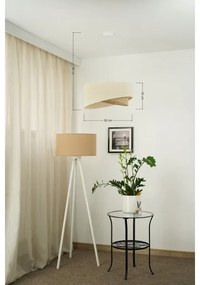 Brilagi - LED Luster na lanku LYRA 1xE27/15W/230V krémová/béžová