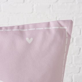 Štvorcový vankúš Lovelyn Variant: Biely