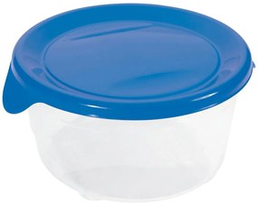 Okrúhla nádoba na potraviny Fresh&Go 182256 modrá/priehľadná