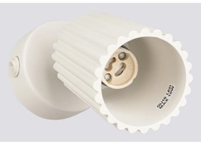 Krémovobiele bodové svietidlo 8x16 cm Gleam – Sollux