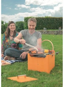 Tepro 1144 Gril Chill&Grill Cube, oranžová, 54 x 36 x 35 cm
