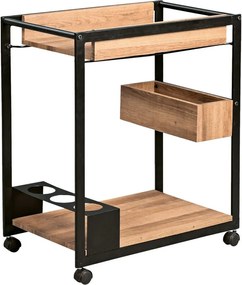 Odkladací/servírovací stolík na kolieskach Kuba