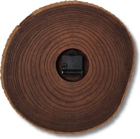 Nástenné hodiny z kmeňu stromu s originálnou kôrou  | KORRO: Amber - 3072 26-29 cm 4815-115591 KOR008