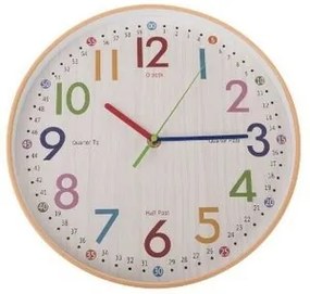 Nástenné hodiny Colorful, pr. 30,5 cm, plast