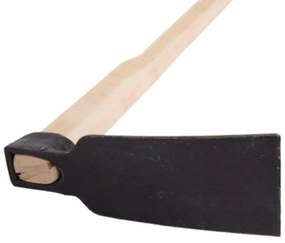 Motyka rovná úzka kovaná 568 g s násadou