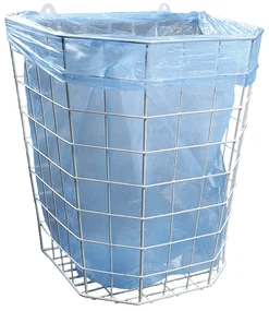 Kôš drôtený závesný 22 l, biela