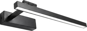 Toolight Toolight, LED nástenné svietidlo, 40cm, 8W, 4000K, 1500lm, SWE034-1W, čierna matná, OSW-20133