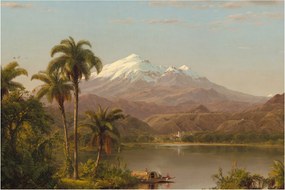 Obraz - Frederic Edwin Church, Tamaca Palms, reprodukcia (90x60 cm)
